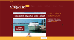 Desktop Screenshot of escolasalgar.com